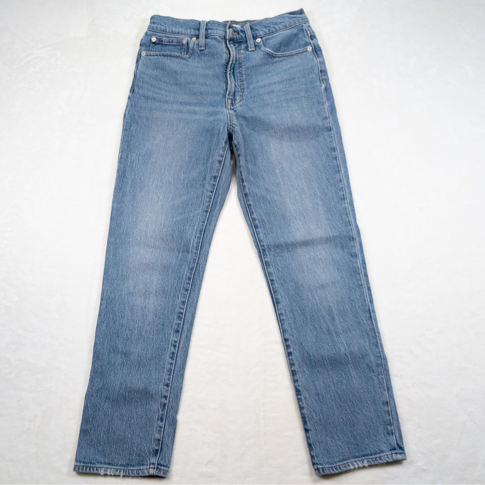 Madewell Perfect Vintage Jeans Womens 27 Blue High Rise Comfort Stretch Denim